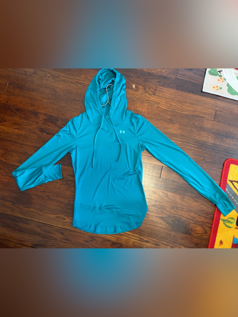 Women’s Under Armour Teal Performance Hoodie size S